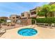 Inviting community hot tub with seating and landscaping at 2228 N 52Nd St # 140, Phoenix, AZ 85008