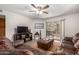 Relaxing living room boasting modern decor and sliding door access to the patio at 2228 N 52Nd St # 140, Phoenix, AZ 85008