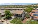 Aerial view showcases the home, landscaping, and surrounding neighborhood at 3042 N Beverly Pl, Buckeye, AZ 85396