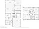 Detailed floor plan of home showing layout of rooms for both floors, including kitchen, bedrooms, bathrooms, office, garage at 32359 N 129Th Dr, Peoria, AZ 85383