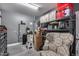 This garage provides ample storage and an organized area for all your equipment and accessories at 32359 N 129Th Dr, Peoria, AZ 85383