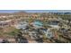 Aerial view of a community featuring a pool and seating areas at 3765 N Denny Way, Buckeye, AZ 85396