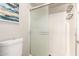 Clean shower with glass sliding door and sleek fixtures at 4722 W Via Cynthia --, Glendale, AZ 85301