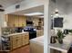 Bright kitchen featuring ample counter space, and a breakfast bar at 7044 E Ann Way, Scottsdale, AZ 85254