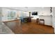 Entertainment room featuring a pool table, a bar area, and lots of natural light, creating a perfect space for hosting at 8001 E Voltaire Ave, Scottsdale, AZ 85260