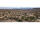 Aerial view of the community with beautiful landscaping and surrounding desert views and mountain backdrops at 14609 S 24Th Way, Phoenix, AZ 85048