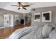 Luxurious main bedroom with hardwood floors and elegant décor at 14609 S 24Th Way, Phoenix, AZ 85048