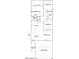 Detailed floor plan showcases a 3-bedroom layout with a spacious kitchen and an owner's suite at 25038 N 174Th Ln, Surprise, AZ 85387