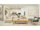 Inviting living area with a plush sectional sofa, stylish accent chairs, and abundant natural light streaming through large windows at 25162 N 177Th Dr, Surprise, AZ 85387