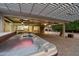 Outdoor hot tub with a covered patio at 2726 W Meseto Cir, Mesa, AZ 85202