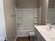 Bathroom features a shower-tub combination and vanity with sink at 3363 S 180Th Ln, Goodyear, AZ 85338