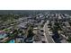 Great aerial shot of a neighborhood showcasing houses with swimming pools and easy highway access at 3444 E Paradise Dr, Phoenix, AZ 85028
