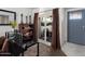 Bright entryway featuring a workspace with modern decor and natural light from sliding glass doors at 3551 N 12Th St # 101, Phoenix, AZ 85014
