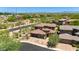 Scenic aerial view of a lovely home with well-kept landscaping and a tile roof at 3804 E Daley Ln, Phoenix, AZ 85050