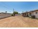 Backyard with a fire pit and landscaping at 501 W Dublin St, Chandler, AZ 85225