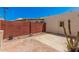Backyard patio featuring a mix of gravel and brick. Cactus accent the scenery at 5314 N Las Casitas Pl, Phoenix, AZ 85016