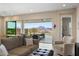 Open-concept living room with seamless indoor-outdoor transition to the patio and pool area at 5724 E Scarlet St, Mesa, AZ 85215