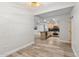 Kitchen features wood floors and modern appliances at 7117 E Rancho Vista Dr # 3010, Scottsdale, AZ 85251
