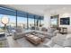 The open-concept living area boasts panoramic views, comfortable seating, and stylish decor, perfect for relaxation and entertainment at 7180 E Kierland Blvd # 1116, Scottsdale, AZ 85254
