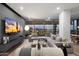 Bright living room features modern decor, comfortable seating, and expansive windows at 7180 E Kierland Blvd # 1116, Scottsdale, AZ 85254