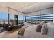 Inviting main bedroom showcasing a city view, comfortable seating, and large windows for an airy atmosphere at 7180 E Kierland Blvd # 1116, Scottsdale, AZ 85254