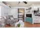 Comfortable living room with sliding door access and built-in shelving at 8700 E University Dr # 1205, Mesa, AZ 85207