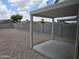 Covered patio space with block wall, ready for outdoor entertaining at 18361 E Eloisa Dr, Gold Canyon, AZ 85118