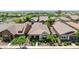 This aerial view showcases a well-maintained neighborhood with lush landscaping and appealing home exteriors at 20699 W Ridge Rd, Buckeye, AZ 85396