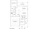 Detailed floorplan showcasing the layout of the house, including bedrooms, bathrooms, kitchen, and living spaces at 25188 N 174Th Ave, Surprise, AZ 85387