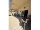 Outdoor patio area featuring plenty of space, lounge seating, outdoor furniture, and a sliding glass door entrance at 3891 E Simpson Rd, Gilbert, AZ 85297