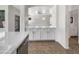 Bright kitchen featuring white cabinets, quartz countertops, and an open layout at 4229 E Betsy Ln, Gilbert, AZ 85296