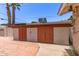 Spacious two-car garage with ample storage space, offering convenience and functionality at 6255 E Rose Circle Dr, Scottsdale, AZ 85251
