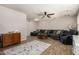 This living room offers comfortable seating and plenty of natural light at 6255 E Rose Circle Dr, Scottsdale, AZ 85251