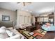 Open-concept living room with hardwood floors and neutral colors, perfect for entertaining and relaxation at 6745 N 93Rd Ave # 1129, Glendale, AZ 85305