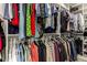 Walk-in closet has plenty of space and storage for clothing at 735 W Kelton Ln, Phoenix, AZ 85023