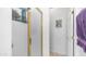 Bright bathroom featuring glass shower doors and neutral wall colors at 757 W Carob Way, Chandler, AZ 85248