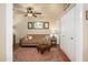 Inviting living room with hardwood floors, neutral colors, and modern decor at 7635 S Taylor Dr, Tempe, AZ 85284