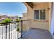 Balcony with a view of the neighborhood street at 1367 S Country Club S Dr # 1125, Mesa, AZ 85210