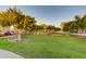 Well-maintained community green space for residents and visitors to enjoy at 1367 S Country Club S Dr # 1125, Mesa, AZ 85210