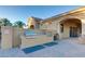 Community outdoor grill area, with stainless steel grills, and easy access to the community center at 1367 S Country Club S Dr # 1125, Mesa, AZ 85210