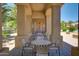 Inviting patio space with tables and chairs, perfect for relaxing by the pool at 1367 S Country Club S Dr # 1125, Mesa, AZ 85210