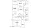 Detailed floor plan showcasing the layout of this home's bedrooms, bathrooms, and living spaces at 15600 W Williams St, Goodyear, AZ 85338