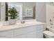Bathroom featuring dual sinks and modern fixtures at 15627 W Williams St, Goodyear, AZ 85338