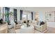 Open-concept living room bathed in natural light featuring stylish furniture and soothing neutral colors at 15627 W Williams St, Goodyear, AZ 85338