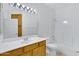 Bright bathroom with tiled floors, wood vanity, and shower-tub combination at 16450 E Avenue Of The Fountain -- # 20, Fountain Hills, AZ 85268