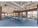 Spacious covered picnic area with multiple tables and benches, ideal for gatherings and community events at 1799 N 209Th Ave, Buckeye, AZ 85396