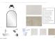 Bathroom design selections with mirror, sconces, quartz countertop, porcelain tile, and Toto toilet at 2304 Fox Tail Trl, Carefree, AZ 85377