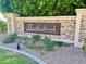Heatherbrook community signage showing a brick sign with manicured landscaping around the perimeter at 2635 N El Dorado Pl, Chandler, AZ 85224