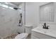 Modern bathroom with a stylish walk-in shower and updated vanity at 2823 W Banff Ln, Phoenix, AZ 85053