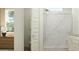 Modern bathroom with a glass-enclosed shower, providing a sleek and luxurious bathing experience at 3009 N 97Th Dr, Phoenix, AZ 85037